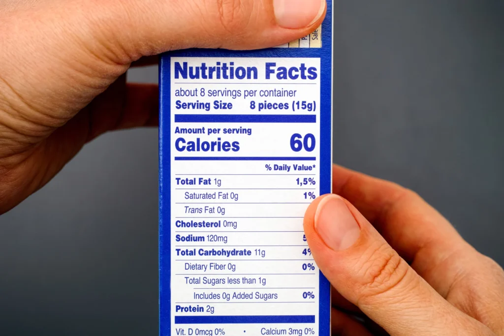 fahami label nutrisi